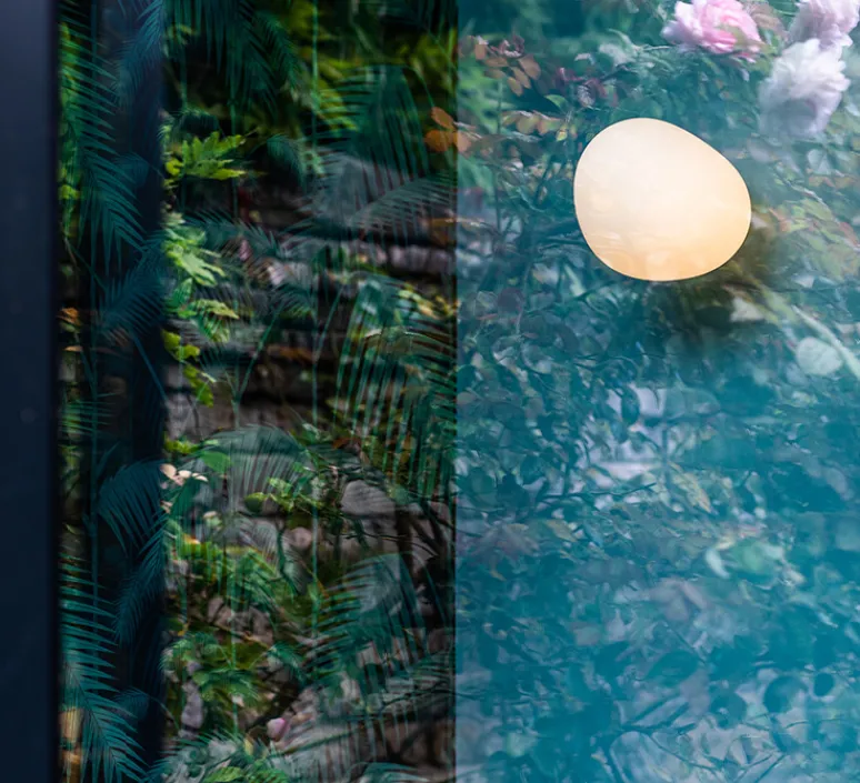 Plafonnier & Spot|Applique*Foscarini Applique ou plafonnier, salle de bain, Gregg Piccola, , IP44, L13cm, H12cm - classe II, blanc