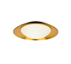 Plafonnier & Spot*Faro Applique ou plafonnier, Side 390, , 3000K, 736lm, Ø39cm, H11cm - noir et cuivre