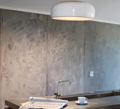 Applique|Plafonnier & Spot*Flos Applique ou plafonnier, Smithfield, , Ø60cm, H21,5cm - blanc