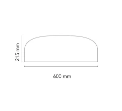 Applique|Plafonnier & Spot*Flos Applique ou plafonnier, Smithfield, , Ø60cm, H21,5cm - blanc