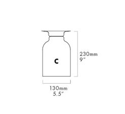 Plafonnier & Spot|Applique*A-N-D Applique ou plafonnier, Spotlight Volumes, C, , Ø13cm, P23cm - marron sauge