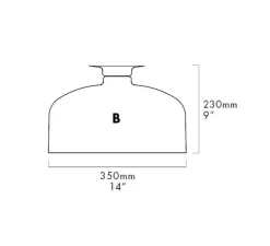 Applique ou plafonnier, Spotlight Volumes, B, blanc vanille, Ø35cm, P23cm - A-N-D