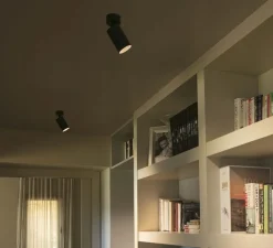 Plafonnier & Spot|Applique*Faro Applique ou plafonnier, Stan LED, , orientable, LED, 2700k, 1200lm, Ø6cm, H15cm - noir