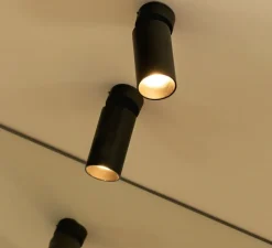 Plafonnier & Spot|Applique*Faro Applique ou plafonnier, Stan LED, , orientable, LED, 2700k, 1200lm, Ø6cm, H15cm - noir