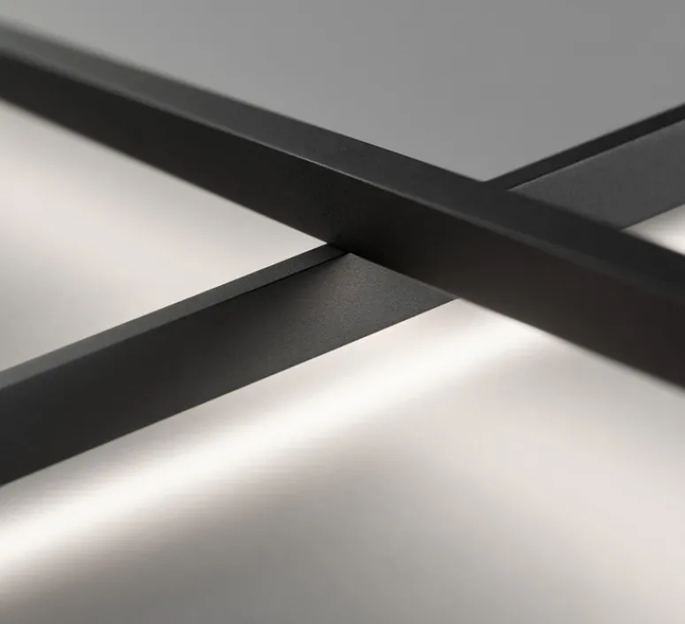 Plafonnier & Spot|Applique*Light Point Applique ou plafonnier, Stripe, , LED, 2700K, 2970lm, L150cm, H4cm - noir