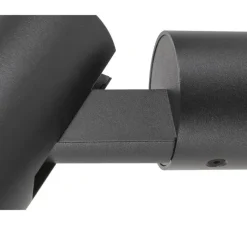 Applique ou plafonnier, S-Tube, noir, IP65, L6cm, H16cm - SLV