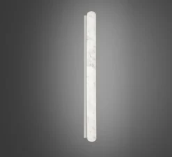 Applique ou plafonnier, Stiletto Shard, Marbre blanc, LED, dim, 3000K, lm, L6cm, H120cm - Slide