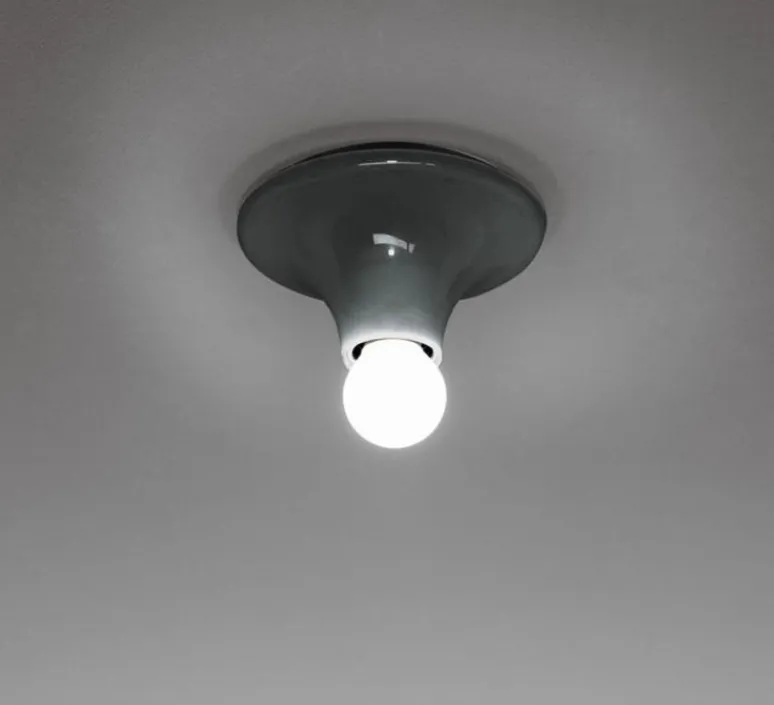 Plafonnier & Spot|Applique*Artemide Applique ou plafonnier, Teti, , Ø14cm, H7cm - gris anthracite