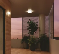 Applique ou plafonnier, Togo Square S, blanc, IP65, LED, dim, 3000-6500K, 600 lm, L10cm, H10cm - Nedgis