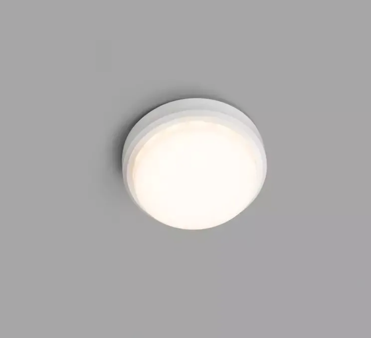Applique ou plafonnier, Tom 190, blanc, IP65, LED, 3000K, 400 lm, L19cm, H19cm - Faro