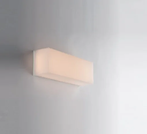 Plafonnier & Spot|Applique*Nedgis Applique ou plafonnier, Togo Rectangle S, , IP65, LED, dim, 3000-6500K, 1000 lm, L20cm, H10cm - blanc