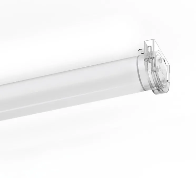 Applique ou plafonnier, Tubo 50 LED, blanc, transparent, IP67, dim, 2700K, 4475 lm, L147,2cm, H6,7cm - O/M Light