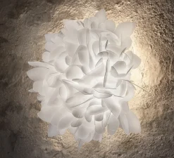 Plafonnier & Spot|Applique*Slamp Applique ou plafonnier, Veli Medium Foliage, , L55cm, H23cm - blanc
