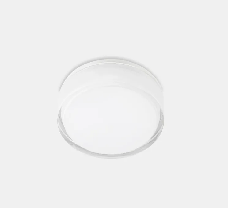 Applique ou plafonnier, Vetro, blanc, IP44, LED, 3000k, 1250 lm, Ø25,1cm, H9,5cm - LEDs C4