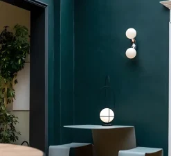 Plafonnier & Spot|Applique*A-N-D Applique ou plafonnier, Vine celling wall, , LED, 3000K, lm, L15cm, H42cm - chrome