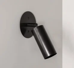 Applique, plafonnier, Book XL, noir, Ø6cm, H19,5cm - Contain