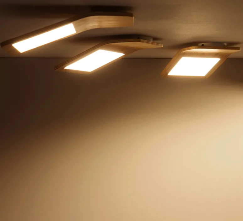 Plafonnier & Spot*Tunto applique, Plafonnier LED, Butterfly, 02, , 3000K, L23cm - chêne