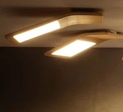 Plafonnier & Spot*Tunto applique, Plafonnier LED, Butterfly, 02, , 3000K, L23cm - chêne