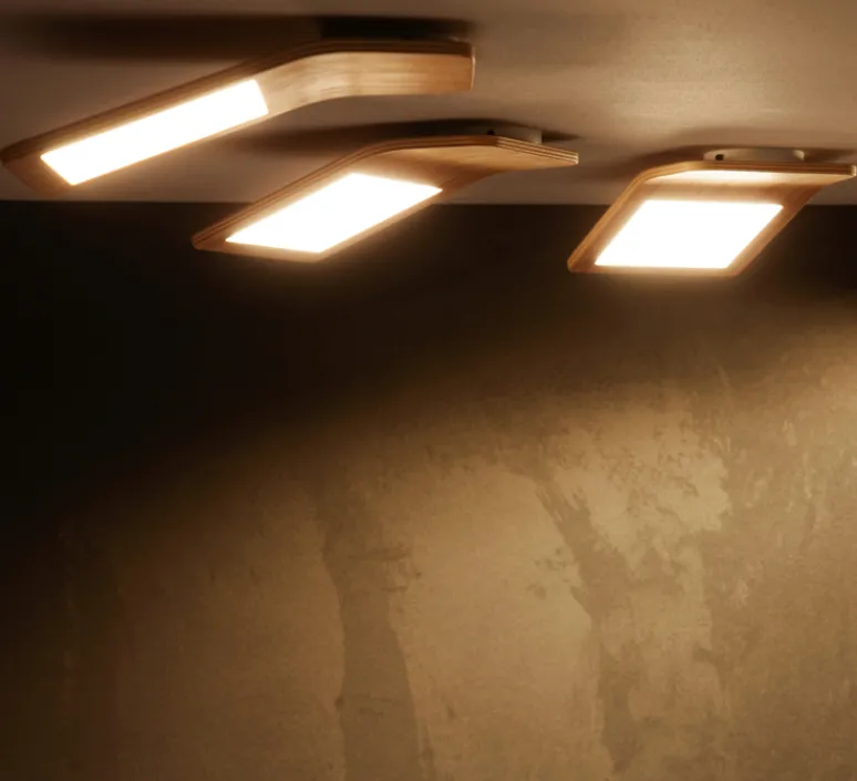 Plafonnier & Spot*Tunto applique, Plafonnier LED, Butterfly, 02, , 3000K, L23cm - chêne