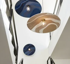 Applique, plafonnier, Sonia Laudet , malachite nuit, Ø60cm, H16cm - Market Set