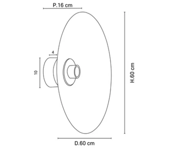 Applique, plafonnier, Sonia Laudet , malachite nuit, Ø60cm, H16cm - Market Set
