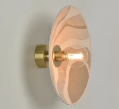 Applique*Market Set Applique, plafonnier, Sonia Laudet D40 , malachite , Ø40cm, H40cm - sable