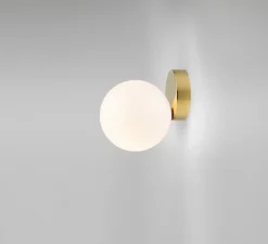 Plafonnier & Spot*Anastassiades Studio Applique, plafonnier, Tip of the Tongue, , L20cm, H19,8cm - blanc et laiton