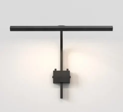 Applique*Astro Applique pour tableaux, Mondrian 400 montée sur cadre, , LED, dim, 2700K, 127 lm, L40cm, H26,5cm - noir mat