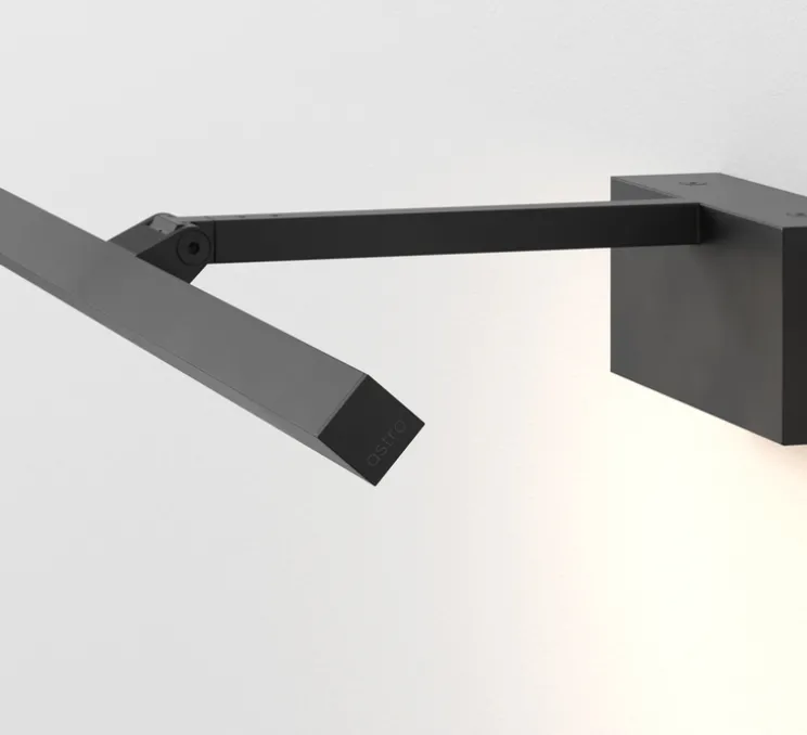 Applique pour tableaux, Mondrian 400, noir mat, LED, 2700K, 127 lm, L40cm, H5,5cm - Astro