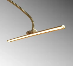 Applique*Tekni Led Applique pour tableaux, Paris, , LED, 3000K, IP44, L53cm, H14cm - Laiton Brossé vernis mat