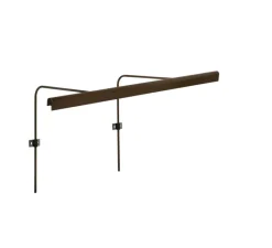 Applique*John Cullen Applique pour tableaux, Wallace 60, , LED, dim, 2700K, 618 lm, L63,3cm, H20,6cm - bronze