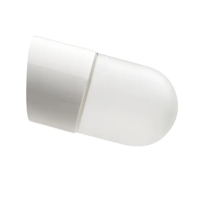 Applique, salle de bain, Light.O.005, avec glass010, blanc, IP54, ø8,5cm, H9,5cm - Zangra