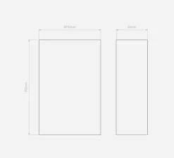 Applique*Astro Applique, Serifos 170, plâtre, , LED, L11cm, H17cm - blanc