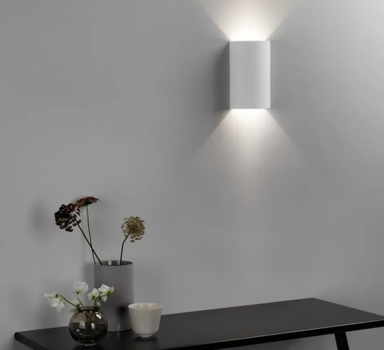 Applique*Astro Applique, Serifos 220, plâtre, , LED, L14cm, H22cm - blanc