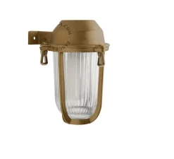 Applique étanche, Light.o.005, laiton, IP64, H18cm, L11,5 cm- Zangra