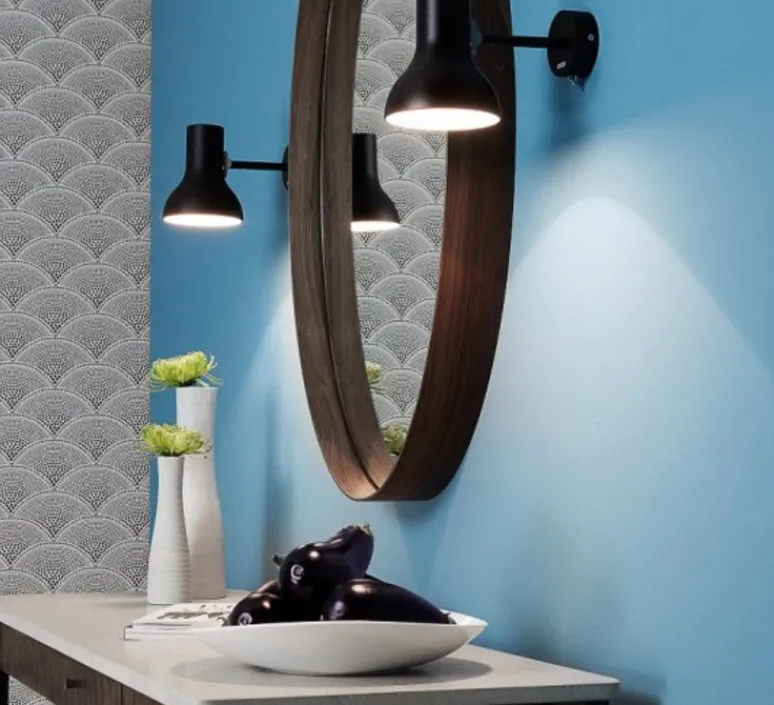 Applique*Anglepoise Applique, Type 75, mini, , interrupteur, Ø13cm, H19cm - noir