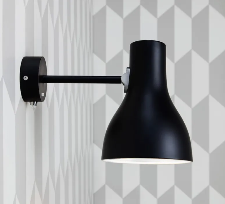 Applique*Anglepoise Applique, Type 75, mini, , interrupteur, Ø13cm, H19cm - noir