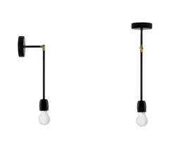 Plafonnier & Spot|Applique*Zangra Applique u plafonnier, Light.036, , L42cm, H34,9cm - noir