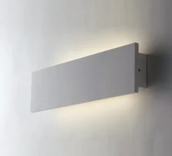 Applique, Vertbois, plâtre, prêt à peindre, Anaïs M, blanc, LED, 4000K, 1400 lm, L40cm, H8cm - Nedgis