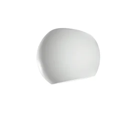 Applique, Vertbois, plâtre, prêt à peindre, Melissa, blanc, L15,5cm, H12,5cm - Nedgis
