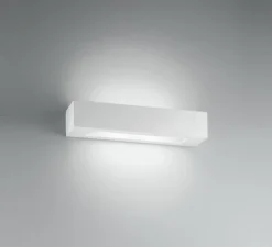 Applique, Vertbois, plâtre, prêt à peindre, Claire M, blanc, L36cm, H7cm - Nedgis