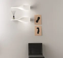 Applique*Nedgis Applique, Vertbois, plâtre, prêt à peindre, Ingrid, , L36cm, H11cm - blanc