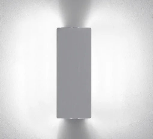 Applique, Volet Pivotant Double, Charlotte Perriand, aluminium, L34cm, H13cm - Nemo Lighting