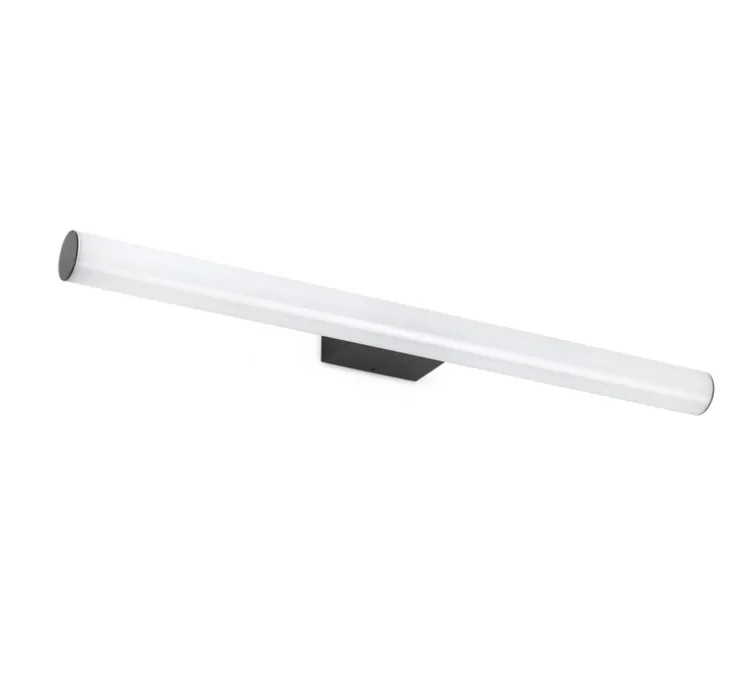 Applique, Volga 600, noir, LED, IP44, 3000K, 1231lm, Ø4cm, H60cm - FARO