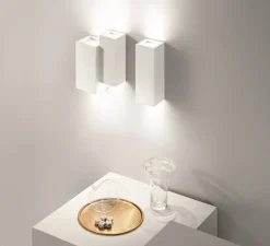 Applique*Nedgis Applique,Vertbois, plâtre, prêt à peindre, Charlotte Double, , L16cm, H22cm - blanc