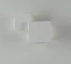 Applique*Nedgis Applique,Vertbois, plâtre, prêt à peindre, Charlotte Square Double, , L19,5cm, H16cm - blanc