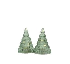 Lampe*Sirius Arbre de Noël, Lumineux, Lucy SET 2 pièces, , LED, Ø6,5cm, H9cm - vert