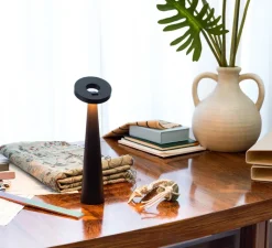 Lampe*Zafferano Baladeuse, Angelina, , LED, dim, 2200-3000K, 200 - 239 lm, Ø8,5cm, H26cm - noir