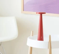 Baladeuse, Angelina, rouge, LED, dim, 2200-3000K, 200 - 239 lm, Ø8,5cm, H26cm - Zafferano