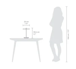 Lampe*Umage Baladeuse, Asteria Move, , LED, 3000K, 5-100lm, Ø20cm, H30,6cm - vert forêt
